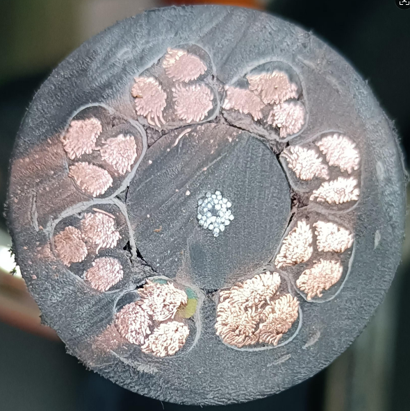 加强芯卷筒电缆GJV-24*2.5