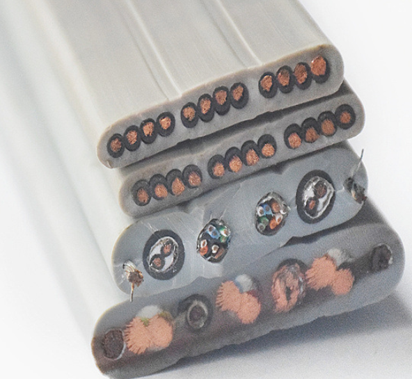 通讯扁平卷筒电缆YVFBG-14×1.0+2×1.0P+2×4